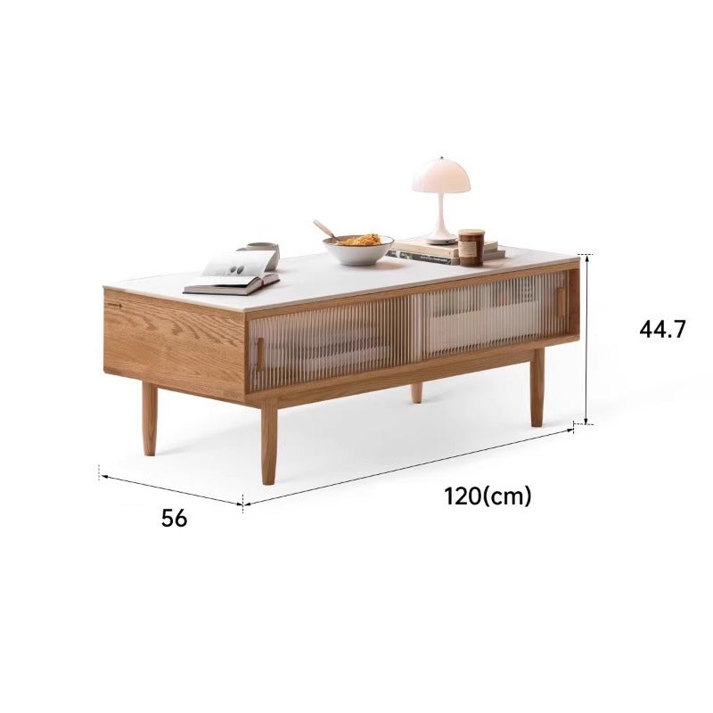 Table basse en pierre frittée Orion