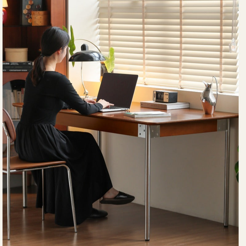 Table à manger en bois massif Bauhaus