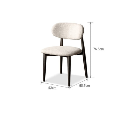 Chaise de salle à manger rembourrée Anna