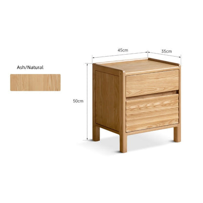 Table de chevet en bois massif Yuki