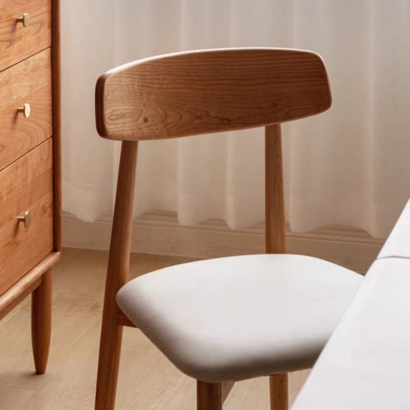 Chaise de salle à manger en bois de cerisier Elise