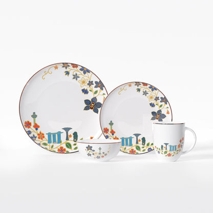 Service de table SG60 Heritage Bloom 16 pièces